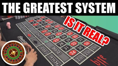 the best roulette system ever.